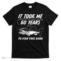 60 Year Old Birthday Fisherman Gifts 60th Fishing T-Shirt thumb 0