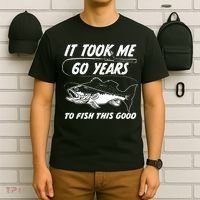 60 Year Old Birthday Fisherman Gifts 60th Fishing T-Shirt thumb 6