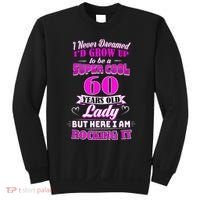 60 Year Old Lady Funny 60th Birthday Rockin' Since Sweatshirt thumb 0