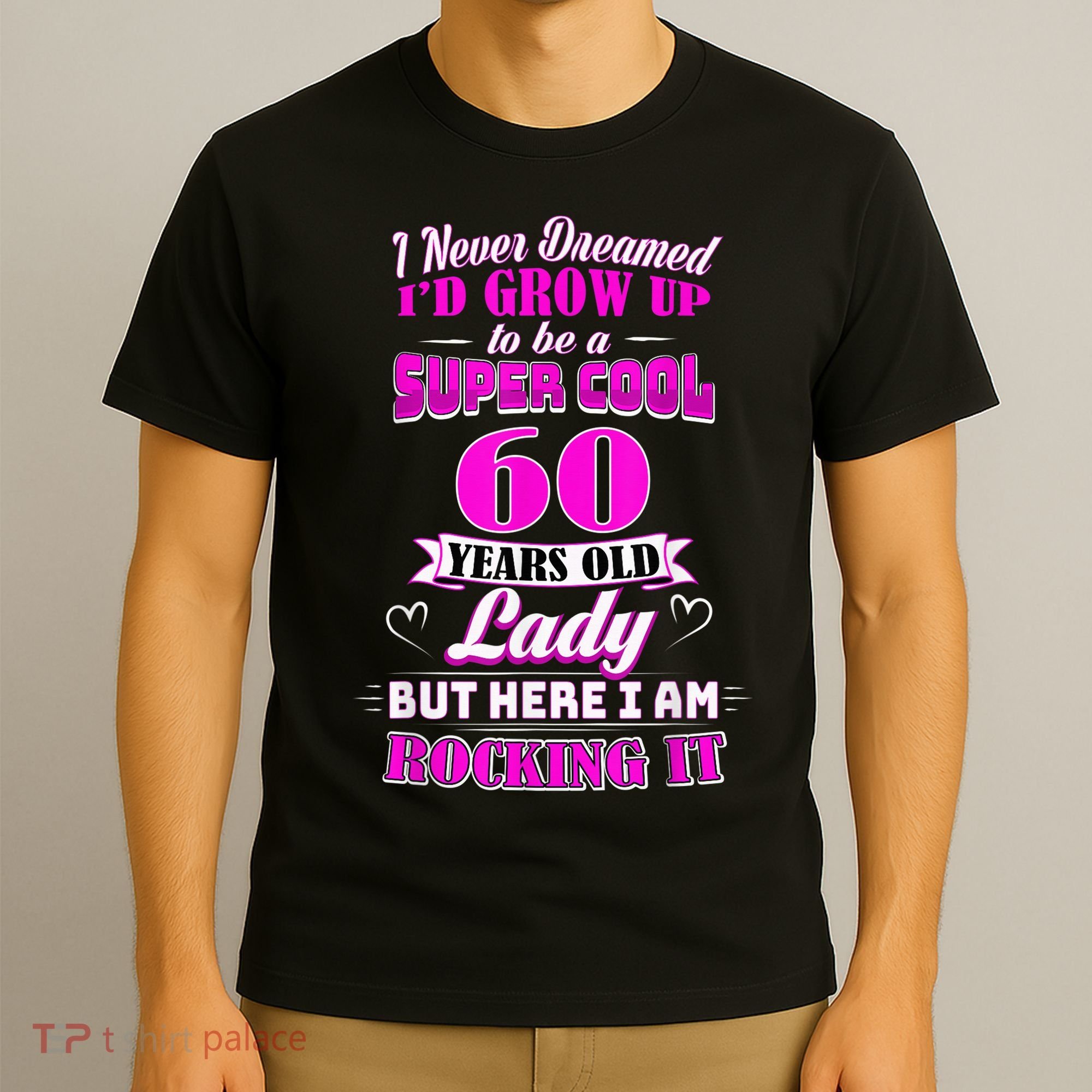 60 Year Old Lady Funny 60th Birthday Rockin' Since T-Shirt