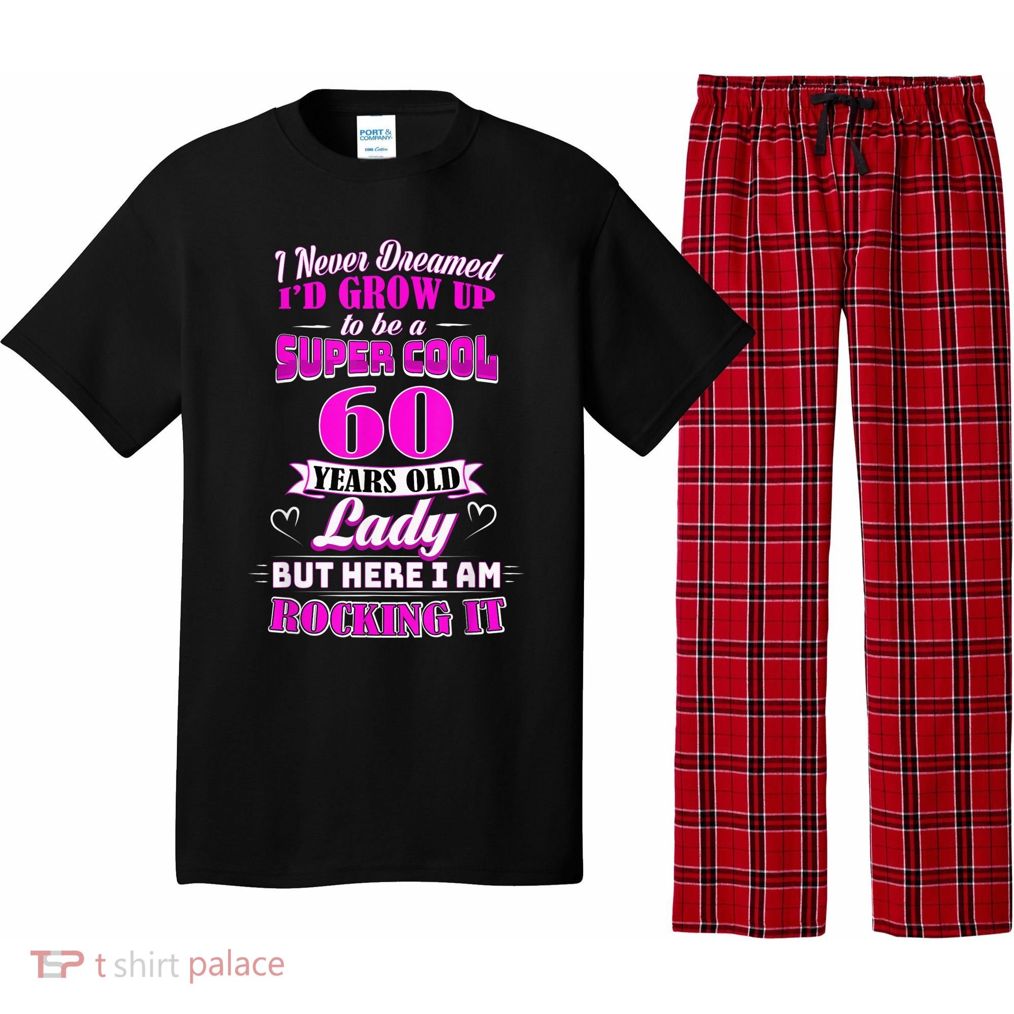60 Year Old Lady Funny 60th Birthday Rockin' Since Pajama Set