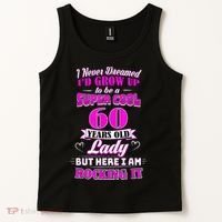 60 Year Old Lady Funny 60th Birthday Rockin' Since Tank Top thumb 2