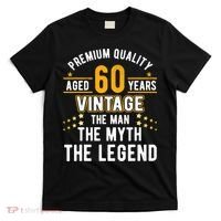 60 Years Old The Man Myth Legend Vintage 60th Birthday T-Shirt thumb 0