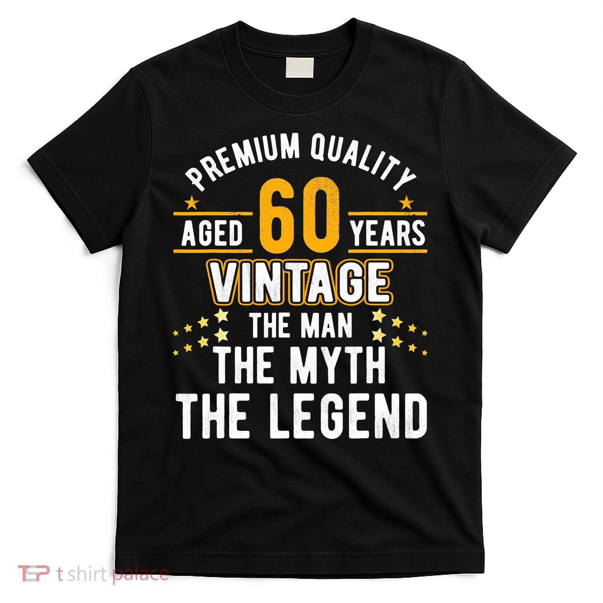 60 Years Old The Man Myth Legend Vintage 60th Birthday T-Shirt