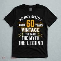 60 Years Old The Man Myth Legend Vintage 60th Birthday T-Shirt thumb 5