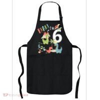 6 Year Old Roar Im 6 6th Birthday Boy T Rex Dinosaur Apron thumb 0