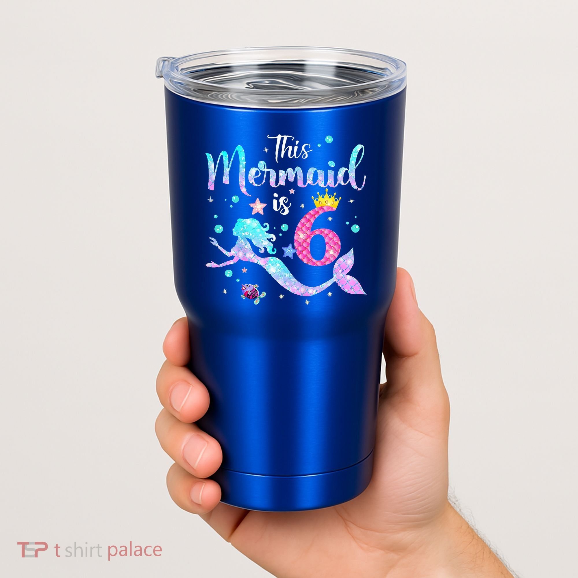 6 Year Old This Mermaid Is 6th Birthday Daughter Tumbler