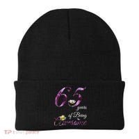 65 Year Old Shirt Awesome Floral 1958 65th Birthday Gift Beanie thumb 0