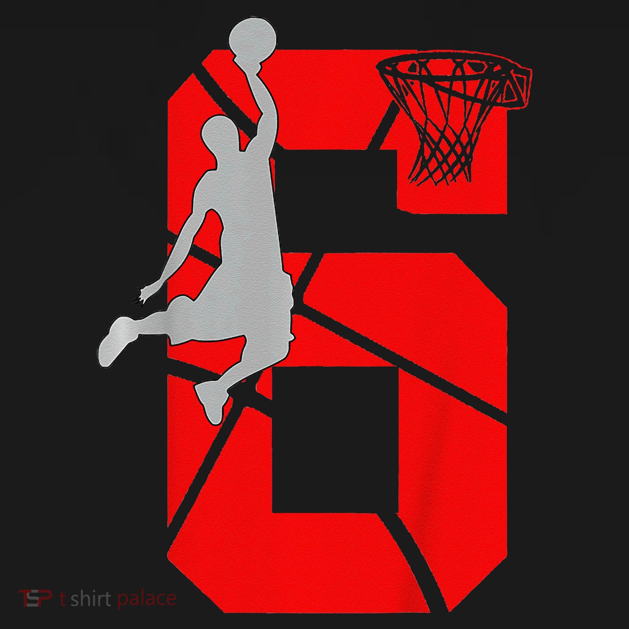 6 Year Old 6th Basketball Birthday Partytheme Ornament