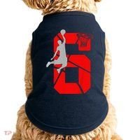 6 Year Old 6th Basketball Birthday Partytheme Doggie Tank thumb 0