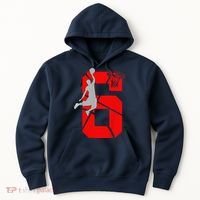 6 Year Old 6th Basketball Birthday Partytheme Hoodie thumb 0