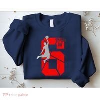 6 Year Old 6th Basketball Birthday Partytheme Sweatshirt thumb 2