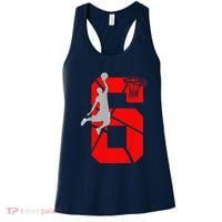 6 Year Old 6th Basketball Birthday Partytheme Women's Tank Top thumb 0
