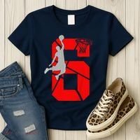 6 Year Old 6th Basketball Birthday Partytheme Women's T-Shirt thumb 3