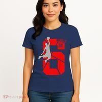 6 Year Old 6th Basketball Birthday Partytheme Women's T-Shirt thumb 4
