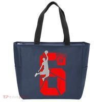 6 Year Old 6th Basketball Birthday Partytheme Tote Bag thumb 0