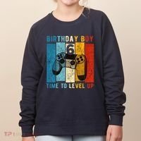 6 Year Old Birthday Boy 6 Time To Level Up 6th Birthday Boy Women's Sweatshirt thumb 0