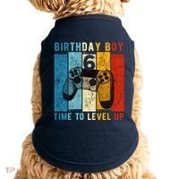 6 Year Old Birthday Boy 6 Time To Level Up 6th Birthday Boy Doggie Tank thumb 0