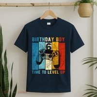 6 Year Old Birthday Boy 6 Time To Level Up 6th Birthday Boy T-Shirt thumb 2