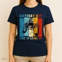 6 Year Old Birthday Boy 6 Time To Level Up 6th Birthday Boy T-Shirt thumb 4