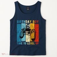 6 Year Old Birthday Boy 6 Time To Level Up 6th Birthday Boy Tank Top thumb 2