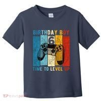 6 Year Old Birthday Boy 6 Time To Level Up 6th Birthday Boy Toddler T-Shirt thumb 0