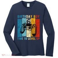 6 Year Old Birthday Boy 6 Time To Level Up 6th Birthday Boy Women's Long Sleeve Shirt thumb 0