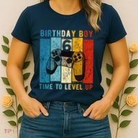 6 Year Old Birthday Boy 6 Time To Level Up 6th Birthday Boy Women's T-Shirt thumb 2