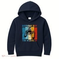 6 Year Old Birthday Boy 6 Time To Level Up 6th Birthday Boy Kids Hoodie thumb 0