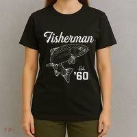 63 Year Old Trout Fisherman Fishing 1960 63rd Birthday T-Shirt thumb 4