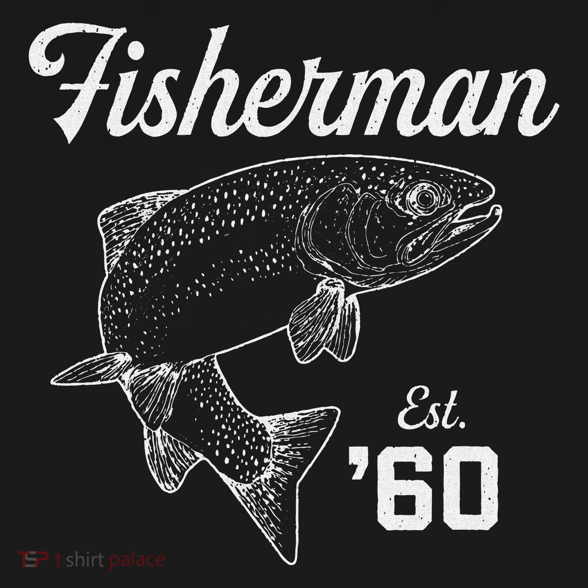 63 Year Old Trout Fisherman Fishing 1960 63rd Birthday T-Shirt