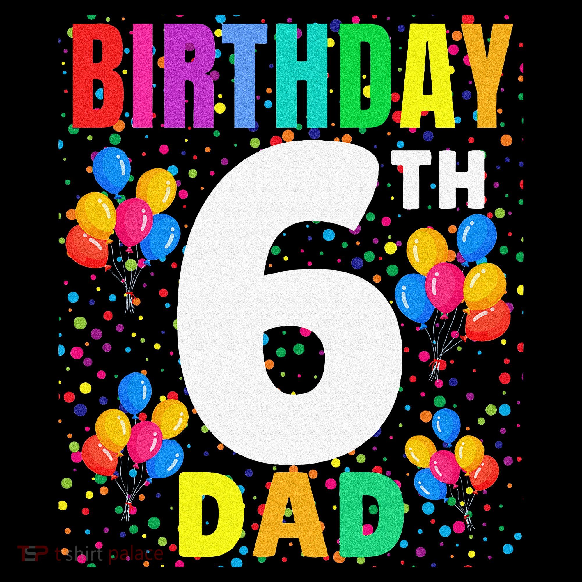 6 Years Old ItS My 6th Birthday Crew Balloons For Dad Coffee Mug