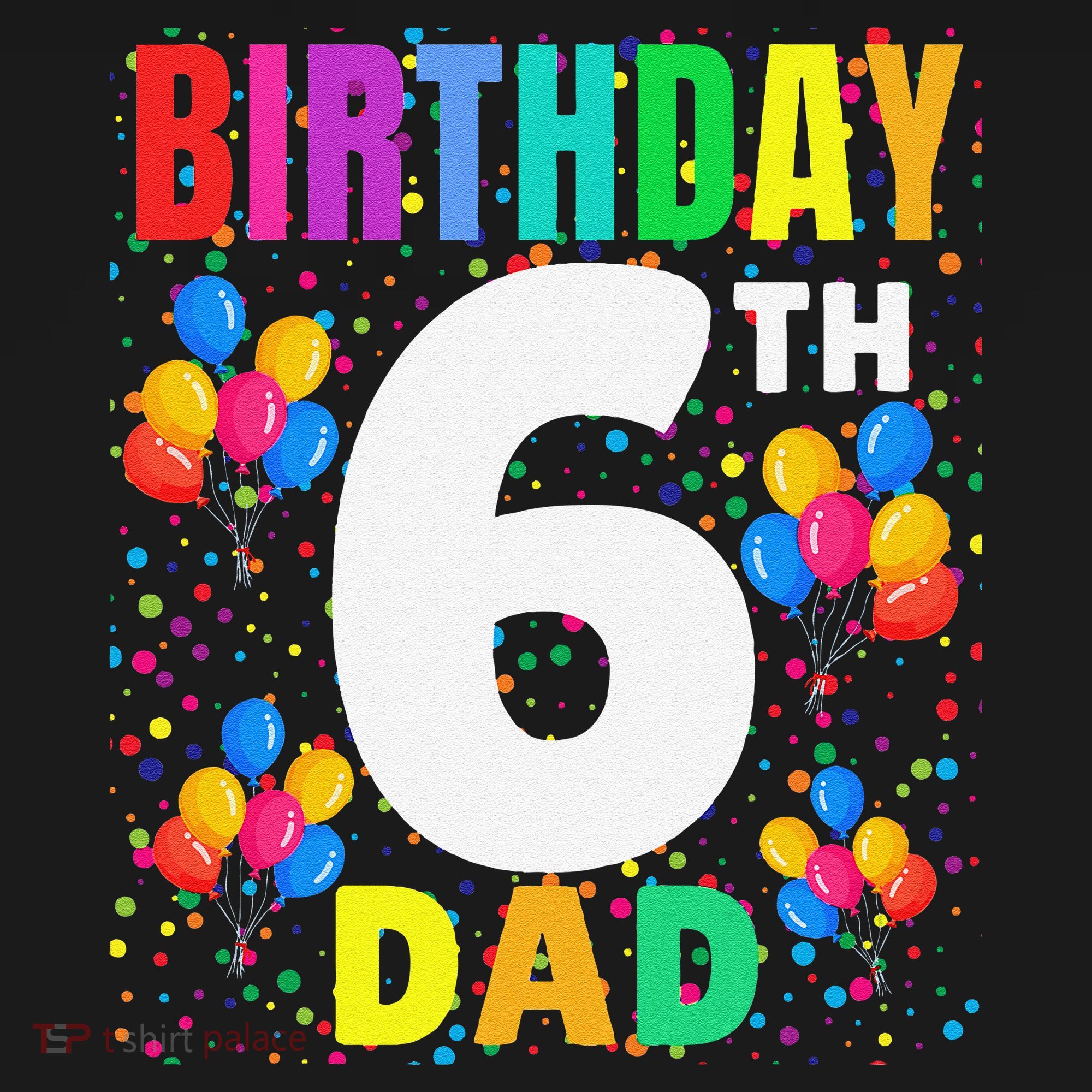 6 Years Old ItS My 6th Birthday Crew Balloons For Dad Coaster