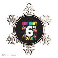 6 Years Old ItS My 6th Birthday Crew Balloons For Dad Ornament thumb 0