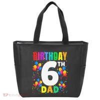 6 Years Old ItS My 6th Birthday Crew Balloons For Dad Tote Bag thumb 0