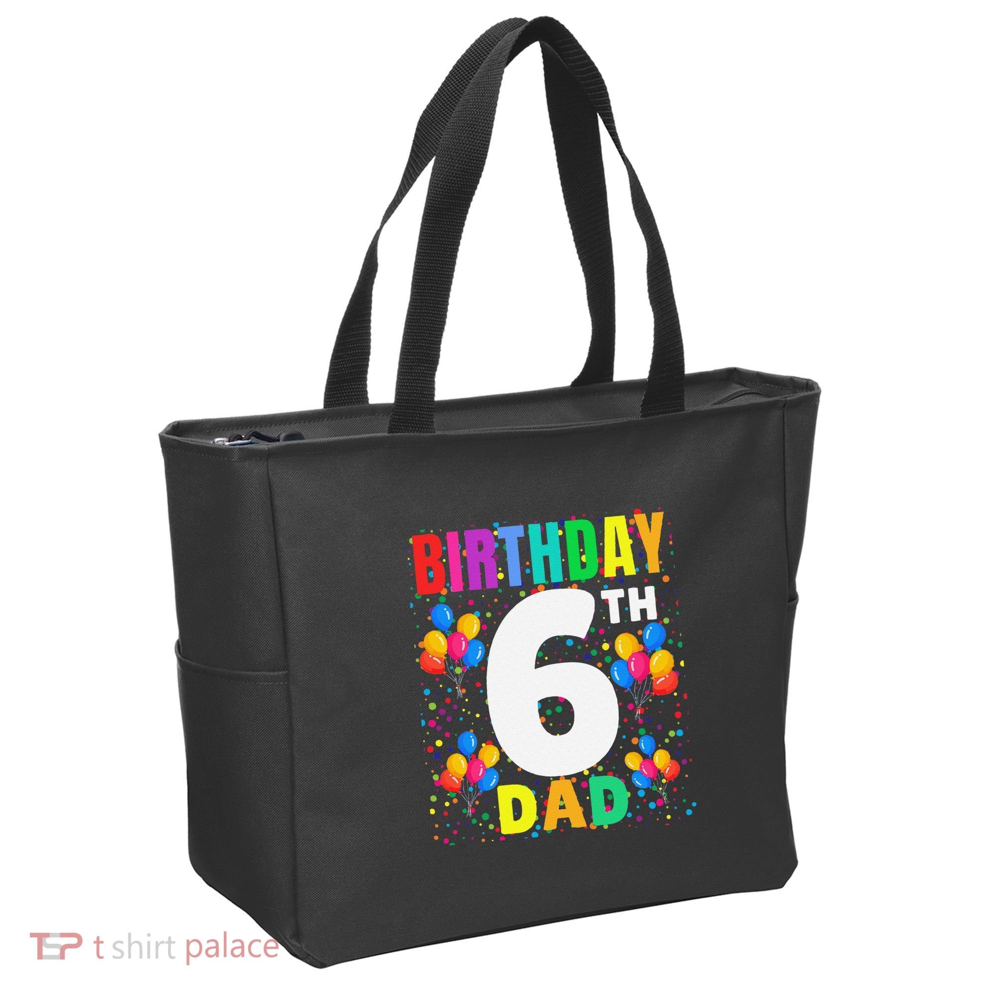 6 Years Old ItS My 6th Birthday Crew Balloons For Dad Tote Bag