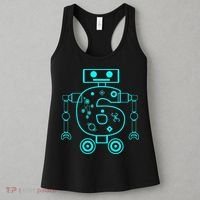 6 Year Old 6th Birthday Robot Themed Party Gift Women's Tank Top thumb 3