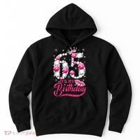 65 Year Old Gifts It's my 65th Birthday Pink Diamond Crown Hoodie thumb 0