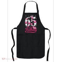 65 Year Old Gifts It's my 65th Birthday Pink Diamond Crown Apron thumb 0