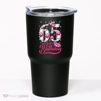 65 Year Old Gifts It's my 65th Birthday Pink Diamond Crown Tumbler thumb 0