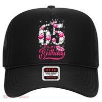 65 Year Old Gifts It's my 65th Birthday Pink Diamond Crown Hat thumb 0