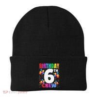 6 Years Old ItS My 6th Birthday Crew Balloons For Squad Beanie thumb 0