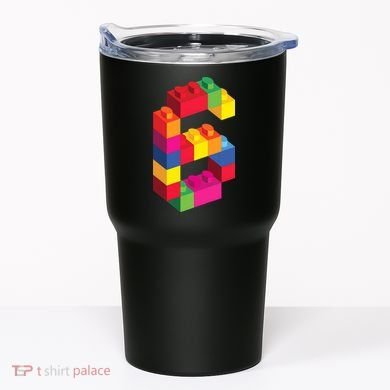 6 Year Old Building Blocks Birthday Bricks 6th Gift Tumbler