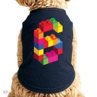 6 Year Old Building Blocks Birthday Bricks 6th Gift Doggie Tank thumb 0
