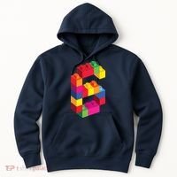 6 Year Old Building Blocks Birthday Bricks 6th Gift Hoodie thumb 0