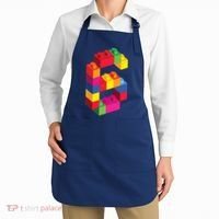 6 Year Old Building Blocks Birthday Bricks 6th Gift Apron thumb 2
