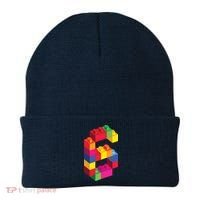6 Year Old Building Blocks Birthday Bricks 6th Gift Beanie thumb 0