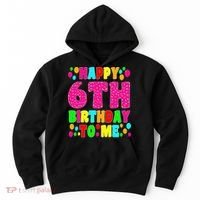 6 Years Old Happy 6th Birthday Me Sprinkles 6th Birthday Hoodie thumb 0