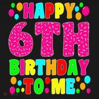6 Years Old Happy 6th Birthday Me Sprinkles 6th Birthday Sweatshirt thumb 3
