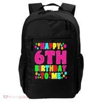 6 Years Old Happy 6th Birthday Me Sprinkles 6th Birthday Backpack thumb 0
